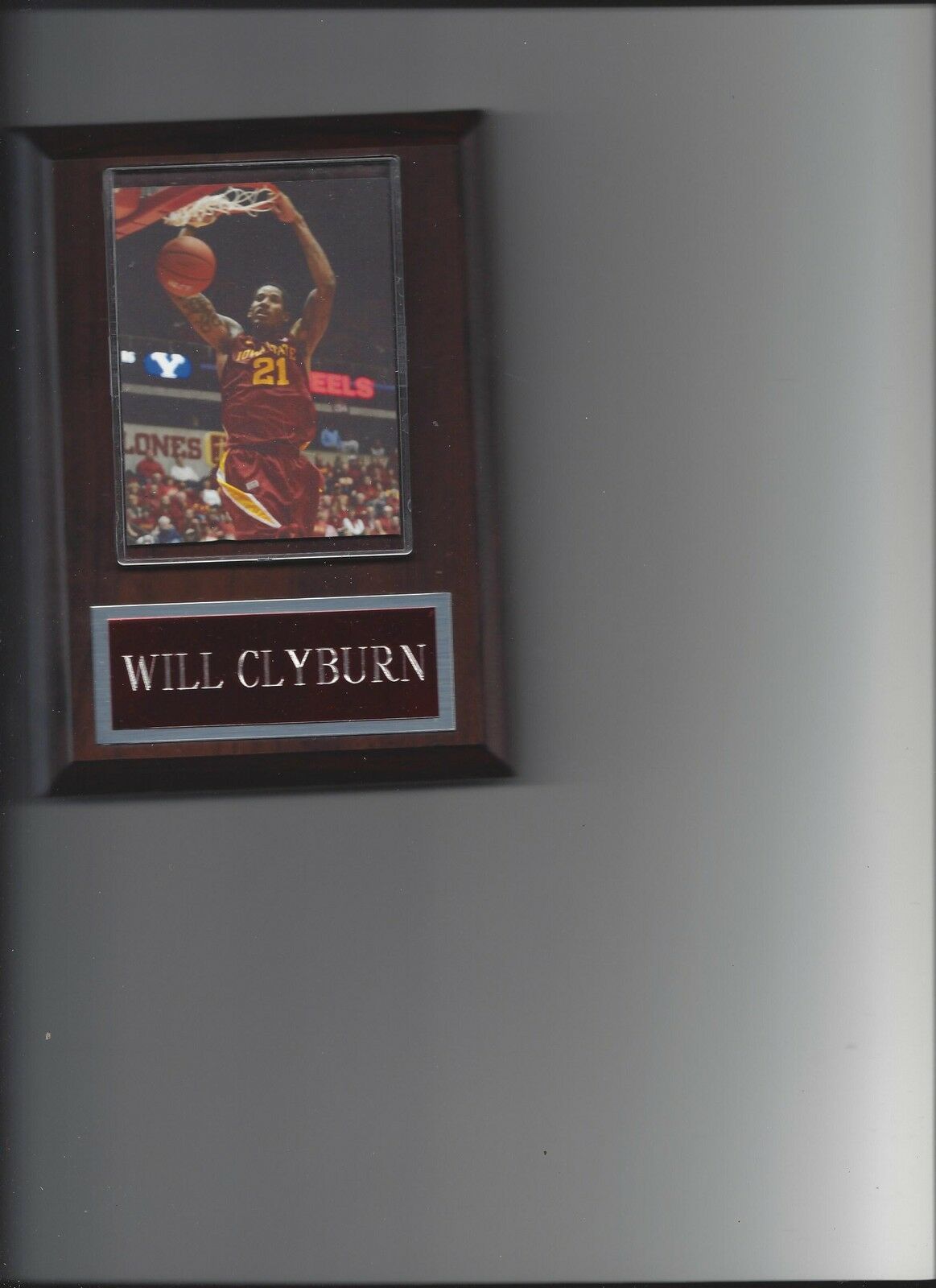Primary image for WILL CLYBURN PLAQUE IOWA STATE CYCLONES BASKETBALL NCAA