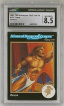 RARE 2 CGC 8.5 Gold Border 1991 AD&amp;D TSR RPG Card #125 ~  Larry Elmore Art - £39.56 GBP