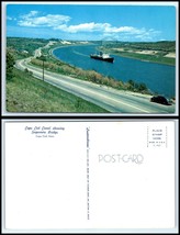 Massachusetts Postcard - Cape Cod Canal, Sagamore Bridge, Ship A14 - £2.32 GBP