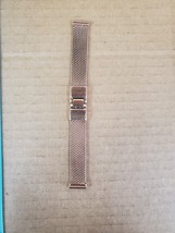 Kreisler Stainless gold fill center clasp 1970s Vintage Watch Band Nos W95 - £43.41 GBP