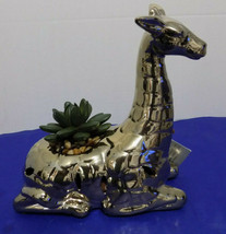 NEW GC Home Decor Giraffe Figurine Faux Plant Rainforest Jasmine GC Natu... - £13.34 GBP