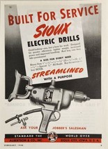 1946 Print Ad Sioux Electric Drills Albertson &amp; Co. Sioux City,Iowa - £16.14 GBP