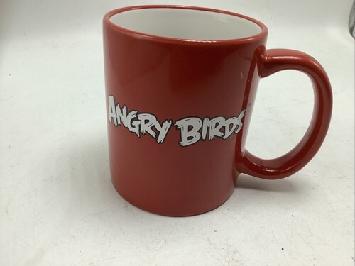 Angry Birds Red Ceramic Coffee Tea Cup Mug Rovio Red 2011 Dishwasher Safe Item image 4