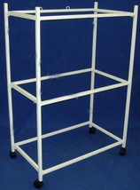 YML 4164WHT Three Shelf Stand for Medium Bird Breeding Cage in White - $159.97