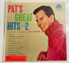 Pat Boone - Pat&#39;s Great Hits Volume 2 1960 USA Stereo Orig. Vinyl LP - €9,31 EUR