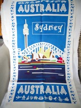 Sydney Australia Linen Cotton Tea Towel - £8.57 GBP
