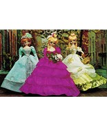 Vtg 1975 10 Glamourous 17&quot; Living Dolls Ballerina Bride Mangelsen Sew Pa... - $10.99