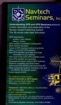UNDERSTANDING GPS AND GPS RECEIVERS on VHS,  Navtech Seminars ©1999 - £18.58 GBP