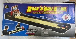 Ideal Rack-N-Roll Bowl Bowling Alley 5&#39; Table Floor Game 2003. No Launcher. - $48.19