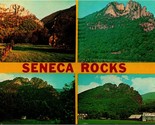 Seneca Rocks Monongahela National Forest WV Multiview Vtg Chrome Postcard - $2.92