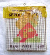 Pauline Denham NEW Needlepoint Kits Lot of 2 Cross Stitch 1970&#39;s Surreal Houses - £18.66 GBP