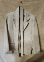 Womans Jacket Top from Riffs Longview Tx brown suede size 12 with belt - £24.74 GBP
