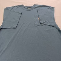 Carhartt Loose Fit K87 H54 Men’s Blue Cotton Blend T-Shirt Short Sleeve Size 2XL image 8