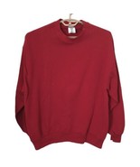 Jerzees Vintage 90s Sweatshirt XXL Red Blank USA Pullover Athletic Mens ... - £19.45 GBP