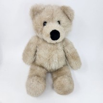 14&quot; Vintage Applause Eggnog Tan / Brown Baby Teddy Bear Stuffed Animal Plush Toy - £51.49 GBP