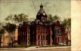 La Crosse WI-Wisconsin, County Court House, Vintage 1907 Postcard bk41 - £2.32 GBP