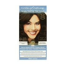 Tints of Nature Organic 4N Natural Medium Brown Permanent Hair Colour 13... - £23.01 GBP