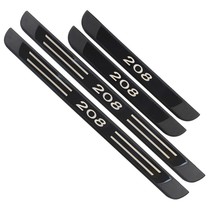 Color My Life 4Pcs/Set Stainless Steel Car Door Sill Plate Auto Pedals Protector - £38.92 GBP