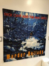 NICK CAVE and THE  BAD SEEDS Murder Ballads Album Cover Flag 4x4 Feet Ba... - $29.65
