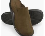 Hammacher Womens Walk On Air Indoor Outdoor Slipper Shoes Brown Size 7.5... - $47.49