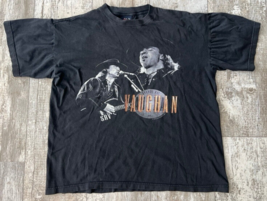 Vintage 1998 Stevie Ray Vaughan Short Sleeve Graphic Black T-Shirt Men&#39;s... - $45.00
