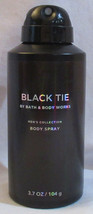 Bath &amp; Body Works Men&#39;s Collection Body Spray 3.7 oz BLACK TIE new can - £14.91 GBP