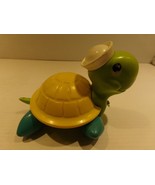 1977 Fisher Price Tag Along Turtle w/ Sailor Hat Pull Toy Quaker Oats - $12.26 CAD
