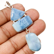 Blue Opal Gemstone Handmade Fashion Ethnic Gifted Pendant Jewelry 2.90&quot; SA 9881 - £6.22 GBP