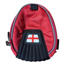 Asbri Golf Valuables Pouch England Crested. Red. Zipp Closure. - $10.79