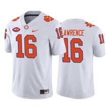 Trevor Lawrence Clemson Tigers 16 White Football Jersey - £39.83 GBP