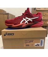 Asics Court FF 3 Novak Men's Tennis Shoes All Court Sports Red NWT 1041A361-962 - $233.91