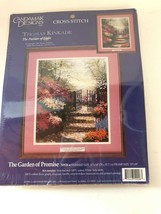 Thomas Kinkade 50926 Cross Stitch Kit Garden of Promise 11 x 14 New/Seal... - £30.83 GBP