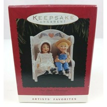 Vintage 1995 Hallmark Keepsake Ornament Artits&#39; Favorites Our Little Blessings - £6.21 GBP