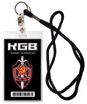 KGB Novelty ID Badge Halloween Costume Movie Prop - £10.38 GBP