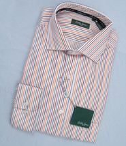 NEW Bobby Jones Collection Fine Oxford Shirt!  M   Crisp Look & Colorful Stripes - $69.99