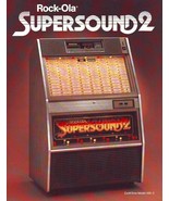 Rock Ola Super Sound 2 Flyer 490-2 Original 1985 Jukebox Phonograph 8.5&quot;... - £16.78 GBP