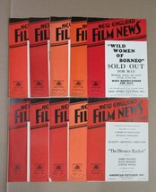 Vintage New England Film News Magazine 1932 Lot of 10 Magazines   51 - £291.16 GBP