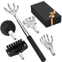 Back Scratcher Extendable for Men Women Telescoping Handle &amp; 5 Heads Xma... - $11.09 CAD