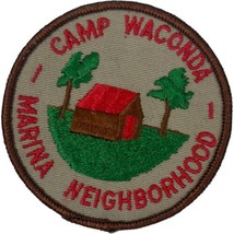 Camp Waconda Marina Neighborhood Girl Scouts of America Patch Badge 1960... - $23.38