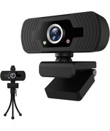 HD 1080p Webcam with Microphone for Desktop for Laptop Web Camera - $14.84