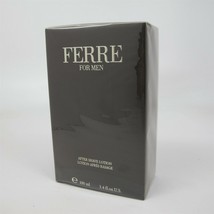 FERRE for MEN by Gianfranco Ferre 100 ml/3.4 oz After Shave Lotion Splash NIB - £43.46 GBP