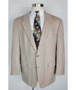 Joseph &amp; Lyman Bloomingdales Mens Tan Cashmere Sport Coat Jacket 46R - $39.60