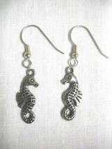 New 3D Double Sided Fun Detailed Oc EAN Reef Sea Horse Charms Dangling Earrings - £5.52 GBP