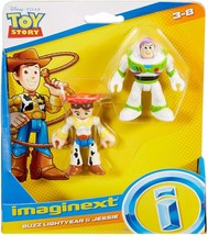 Imaginext Toy Story Buzz Lightyear &amp; Jessie 2 Figure Set - £12.04 GBP