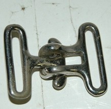 Vintage Metal Clasp Clothing Buckle Belt Slip Hook  - £7.98 GBP