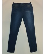 Democracy Jeans Womens 10 Blue Ab Technology Medium Wash Straight Skinny - $35.86 CAD