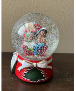 African American Kids Sleeping Snow globe Musical New Christmas Holiday - £31.45 GBP