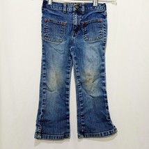Blue Jeans Denim Toddler Size 4T 4 Girls Old Navy Baby  Zipper Snap - £12.49 GBP