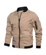 Fall Winter Spring Quality Men&#39;s Fashion Baseball Bomber Jacket Basic St... - $24.65