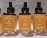 Bath &amp; Body Works Wallflower Fragrance Refill Bulb Lot Set of 5 ESCAPE HOUR - $56.99